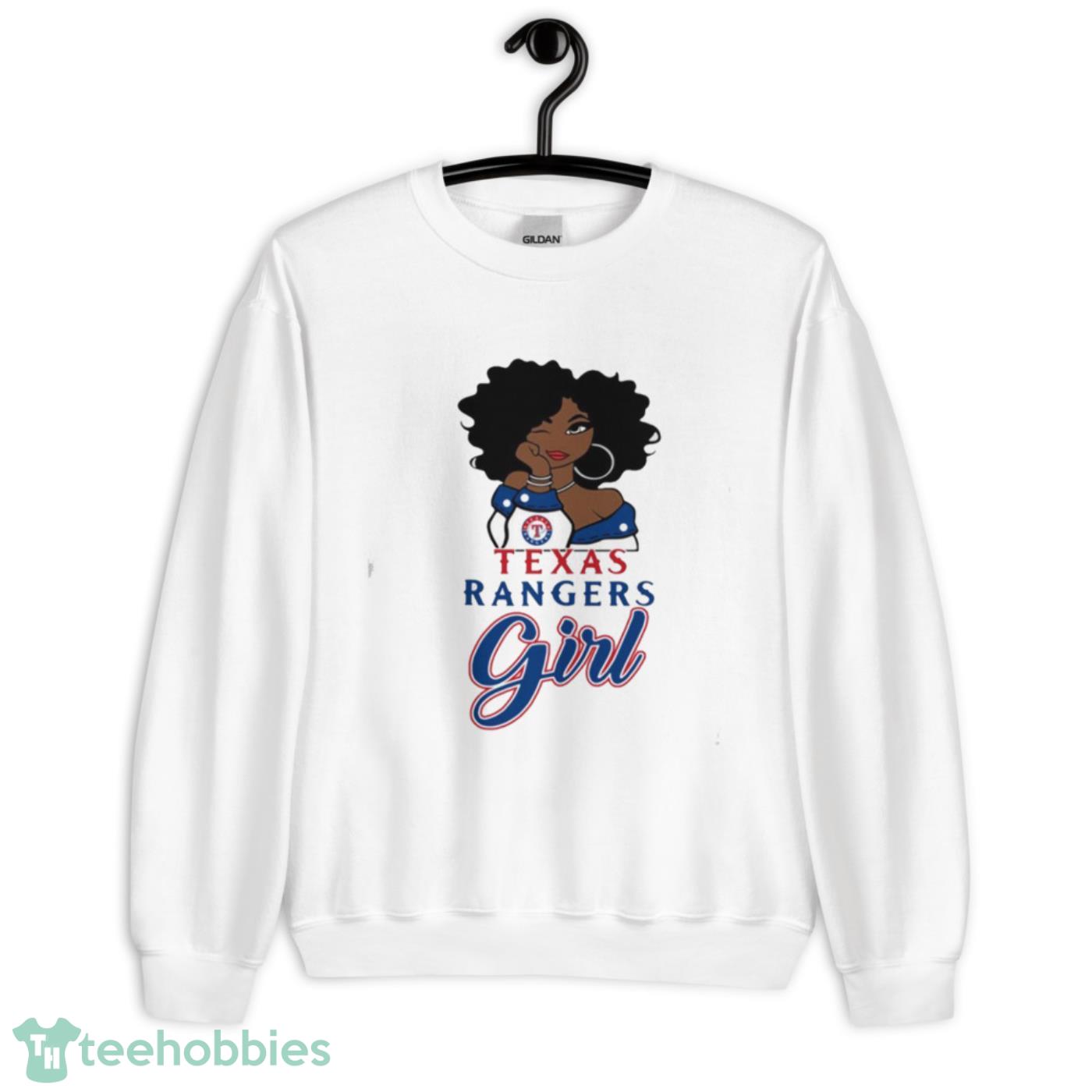 MLB Texas Rangers Girls' Crew Neck T-Shirt - L