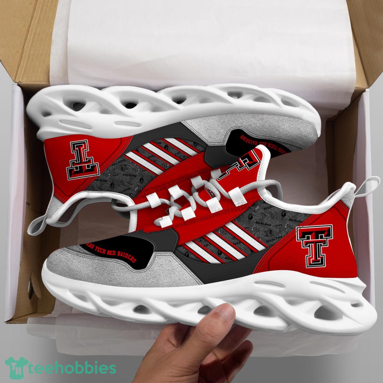 Texas Tech Red Raiders NCAA3 Logo Sport Team Max Soul Shoes Clunky Running Sneakers Product Photo 2
