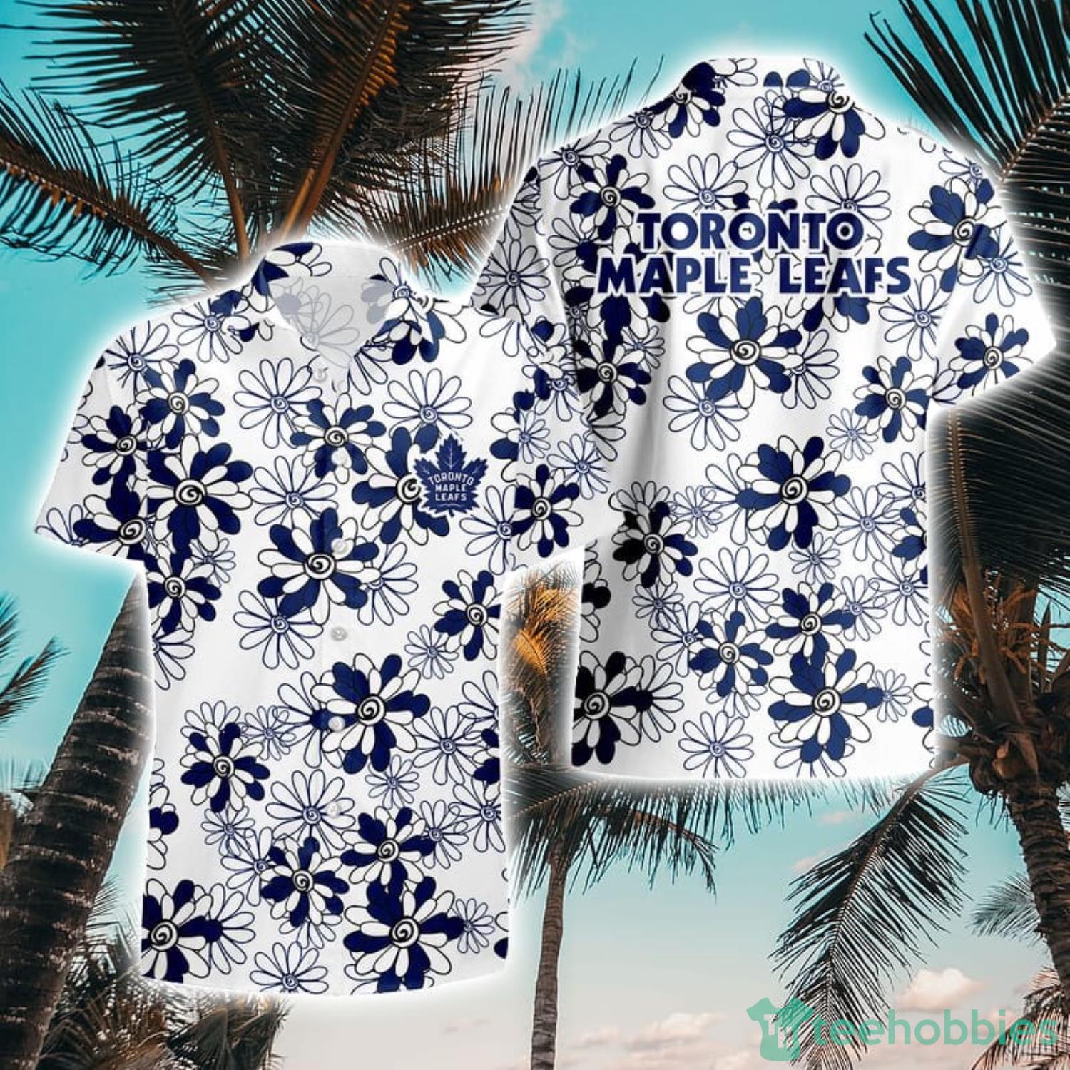 Toronto Maple Leafs Flower Pattern Aloha Hawaii Shirt Summer