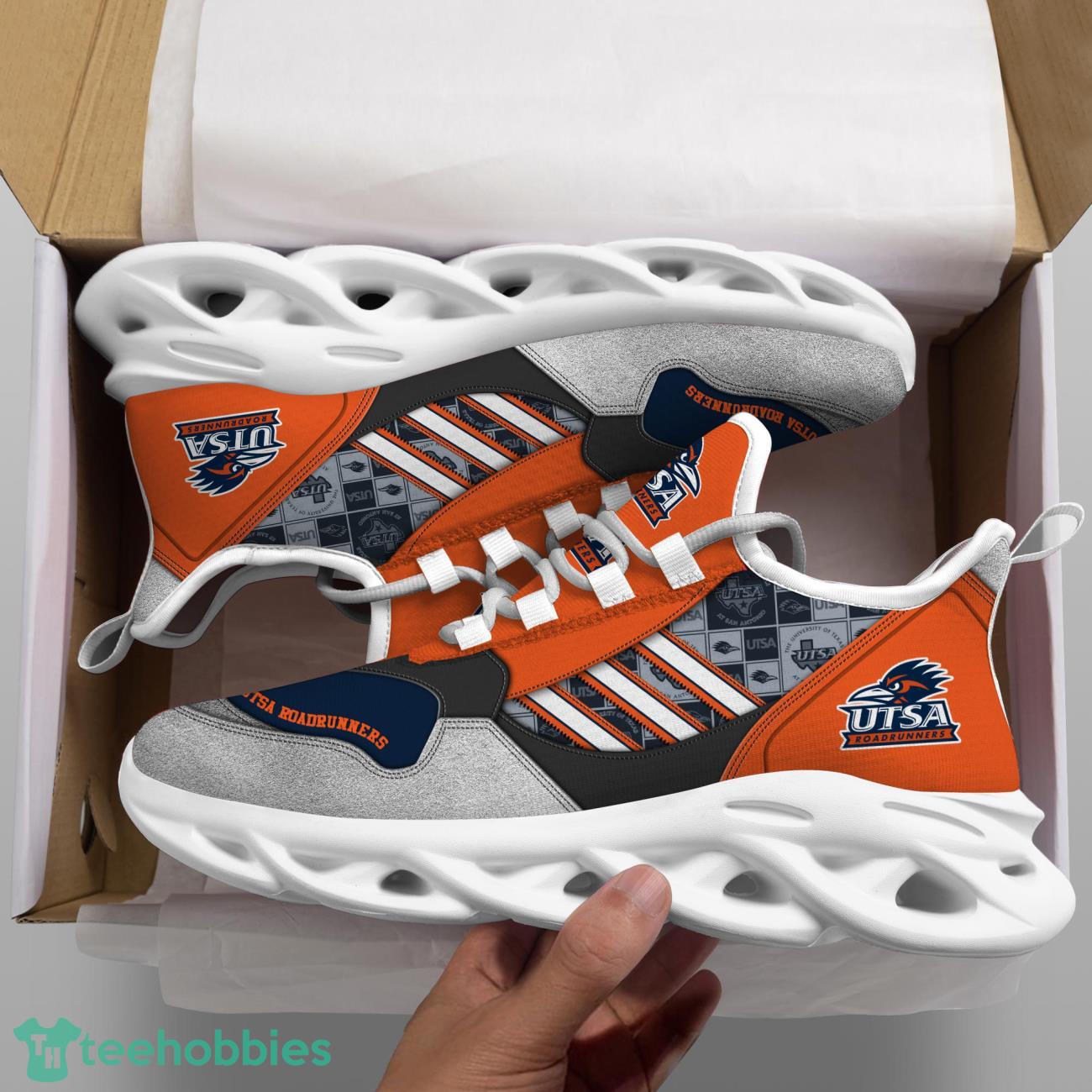 UTSA Roadrunners NCAA3 Logo Sport Team Max Soul Shoes Clunky Running Sneakers Product Photo 2