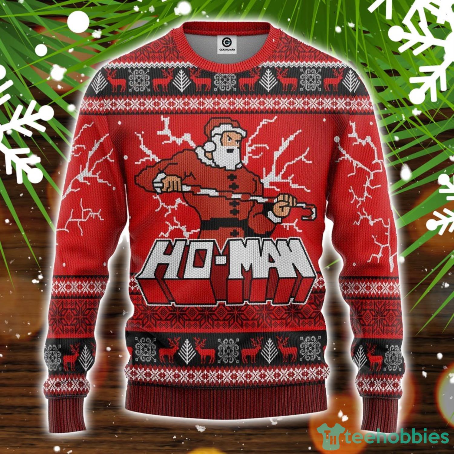 3D Man Ugly Christmas Sweater Christmas Holiday Gift Product Photo 1