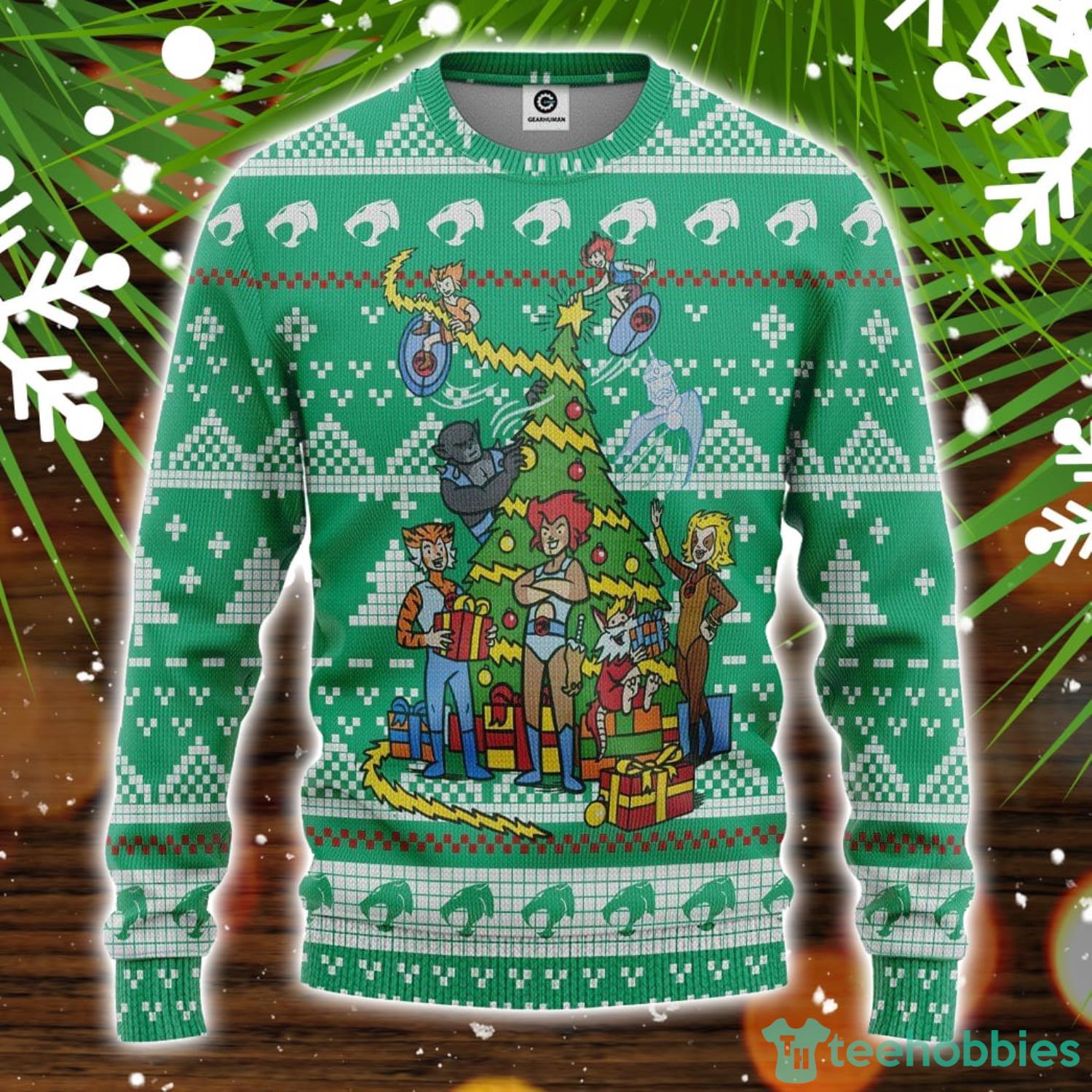 3D Xmas Thundercats Ugly Christmas Sweater Christmas Holiday Gift Product Photo 1