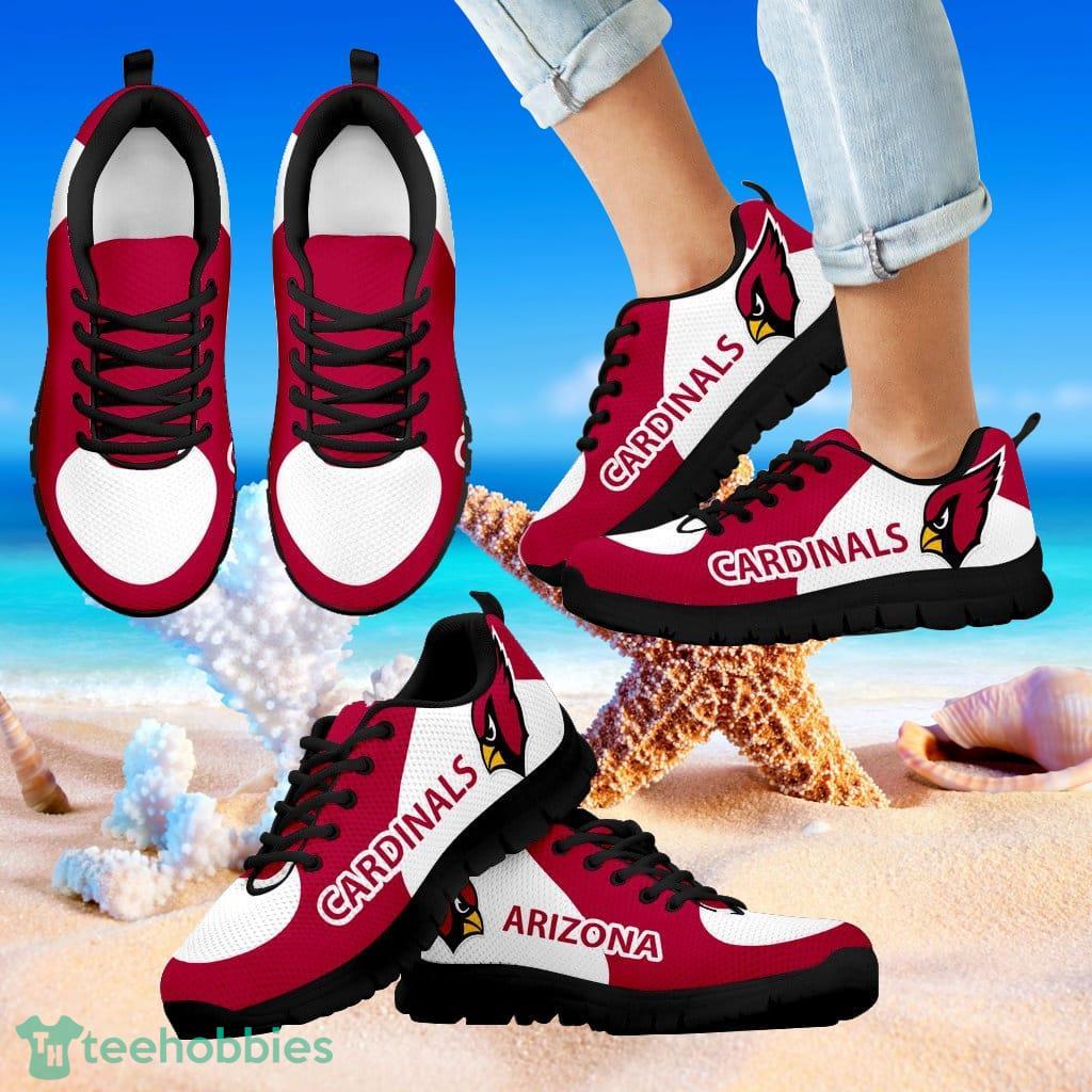 Arizona Cardinals 3D Air Cushion Sports Shoes Custom Name For Fans NFL