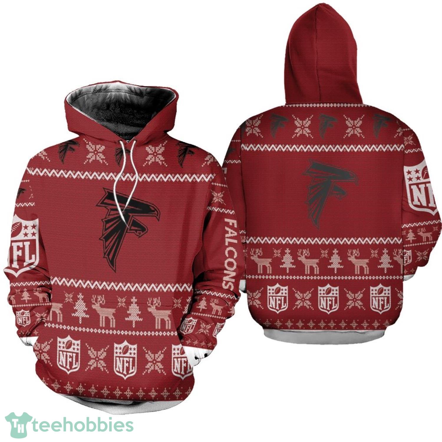Atlanta Falcons Christmas Pattern Christmas Gift 3D Hoodie Product Photo 1