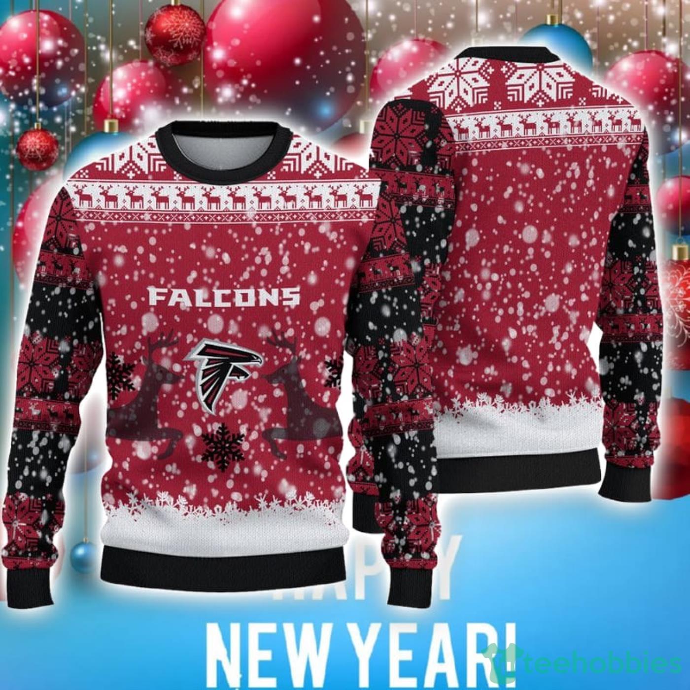 Atlanta Falcons Christmas Reindeer Special Trend Ugly Christmas Sweater Product Photo 1