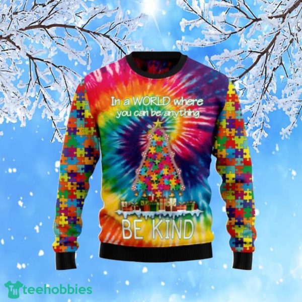 Autism Christmas Tree 1 Ugly Christmas Sweaters For Men And Women Product Photo 1