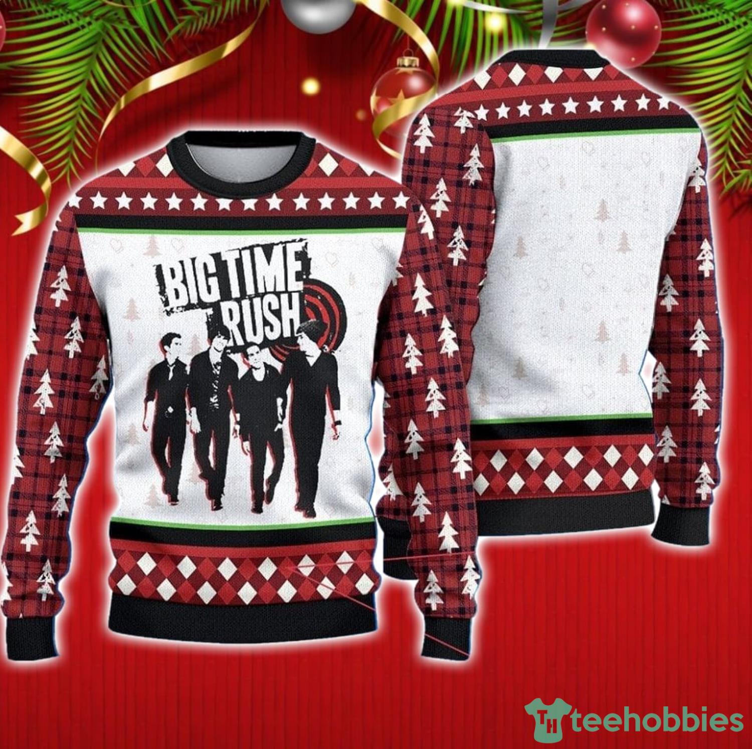 Big Time Rush Forever Tour 2022 3D Sweater Christmas Family Gift Product Photo 1
