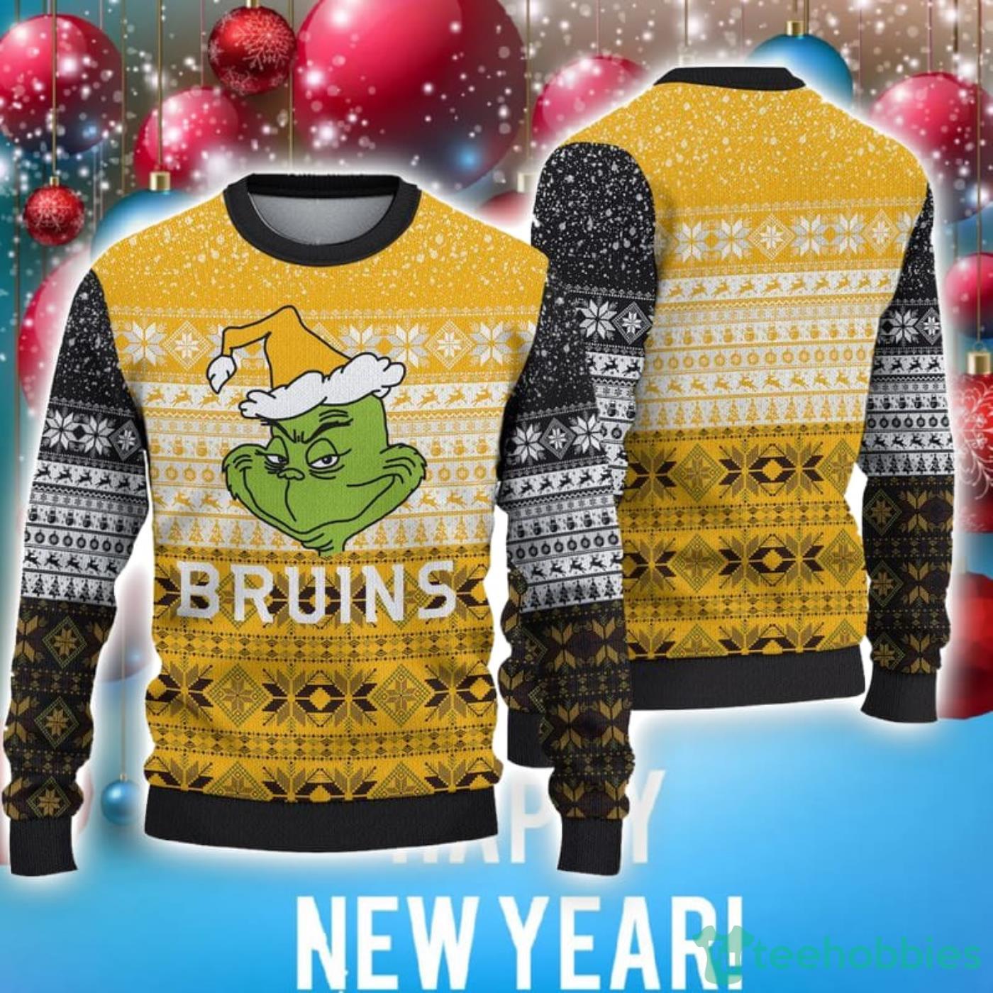 Boston Bruins Christmas Grch Special Trend Ugly Christmas Sweater Product Photo 1