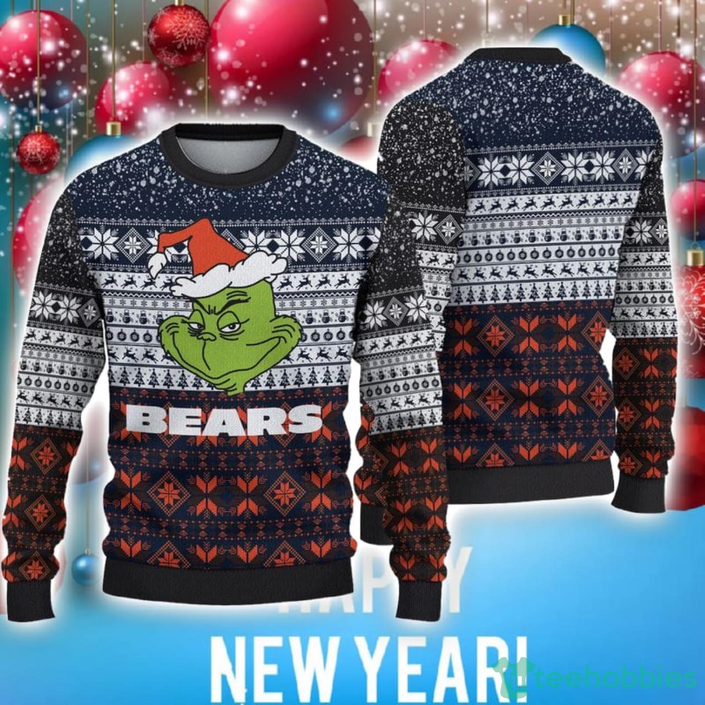 Chicago Bears Christmas Grch Special Trend Ugly Christmas Sweater Product Photo 1