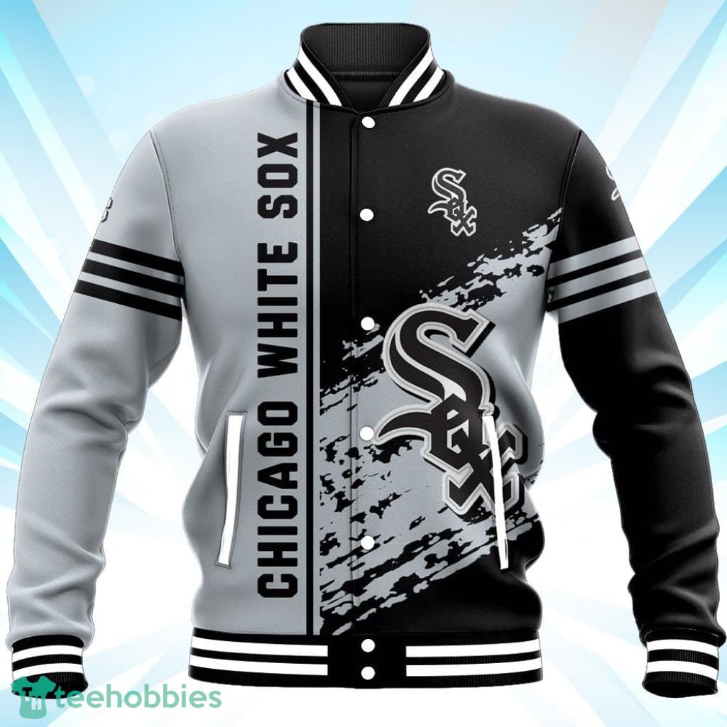 Chicago White Sox Baseball Jacket Quarter Style MLB For Big Fans Product Photo 1