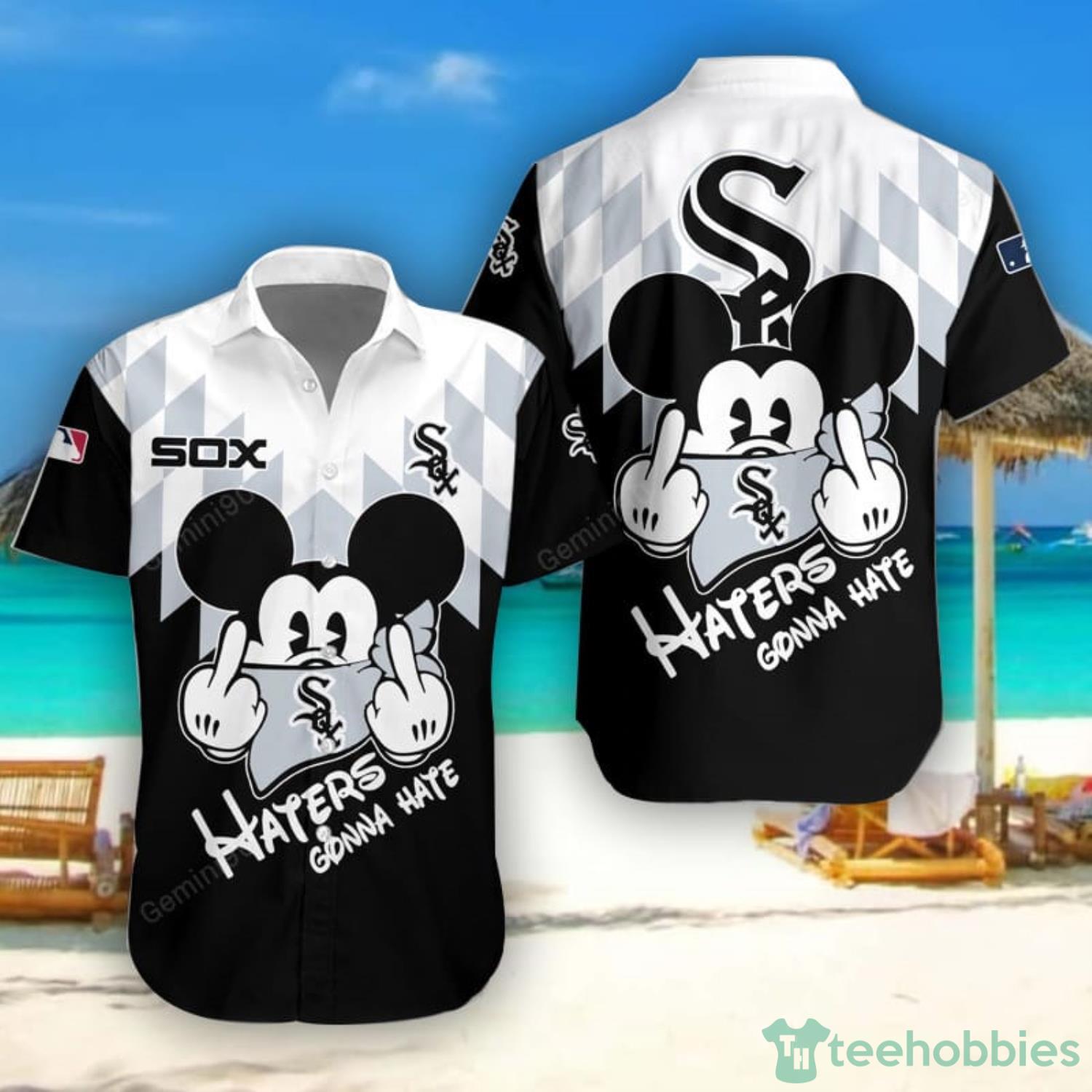 Chicago White Sox Mickey Haters Gonna Hate Hawaiian Shirt Cute Gift For Men  And Women