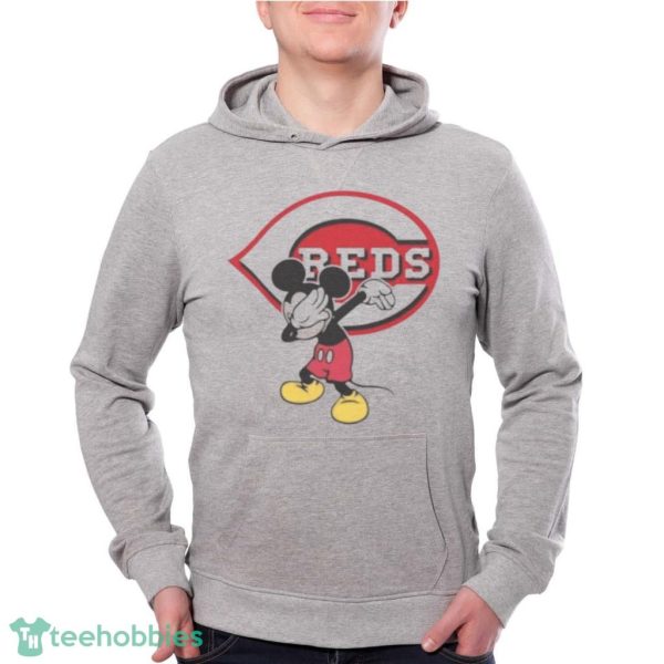 Disney Mickey Mouse Classic Pose - Short Sleeve Cotton T-Shirt for Adults-  Customized-Athletic Heather 