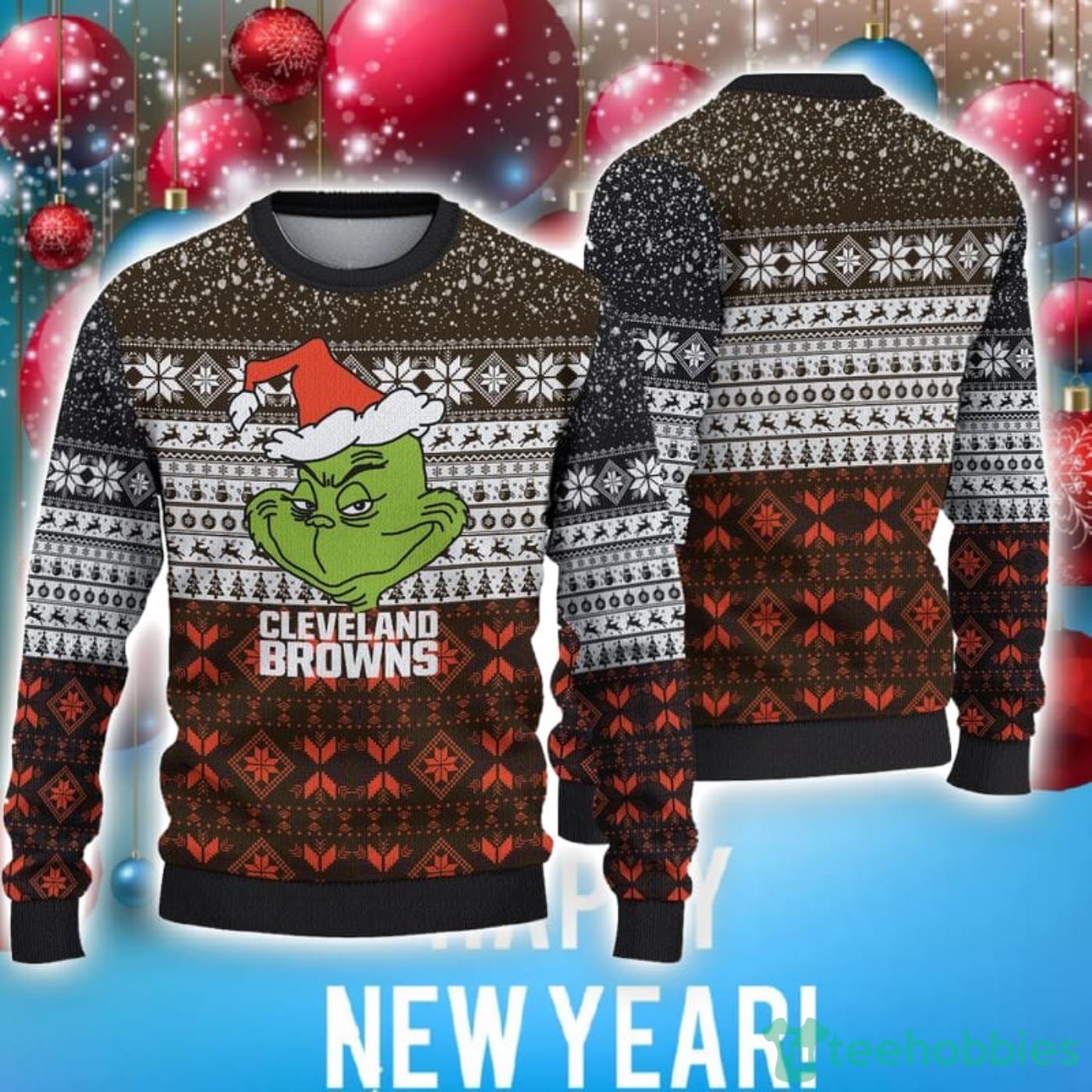 Cleveland Browns Christmas Grch Special Trend Ugly Christmas Sweater Product Photo 1