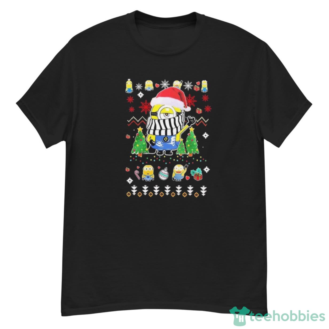 Cute Minions Santa Hat Ugly Christmas Shirt Cute Gift - G500 Men’s Classic T-Shirt