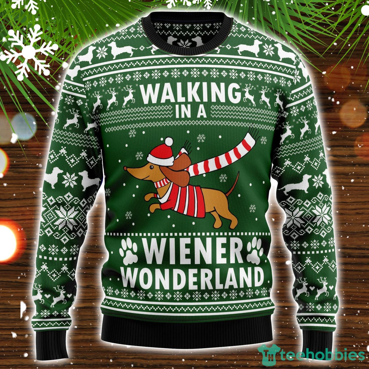 Dachshund Weiner Wonderland Ugly Christmas Sweater jPC Product Photo 1