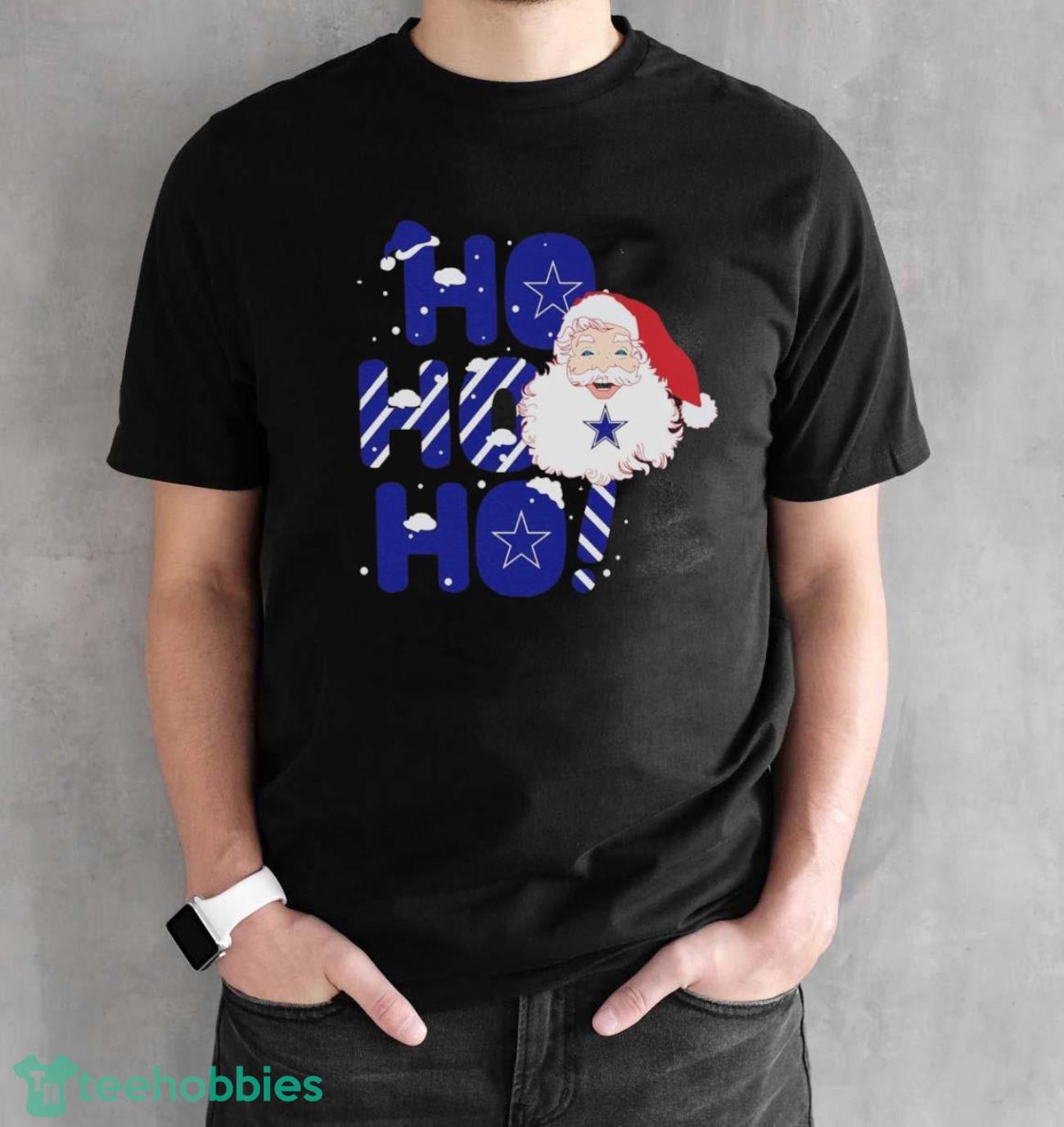 Design santa claus Dallas Cowboys christmas shirt - Black Unisex T-Shirt