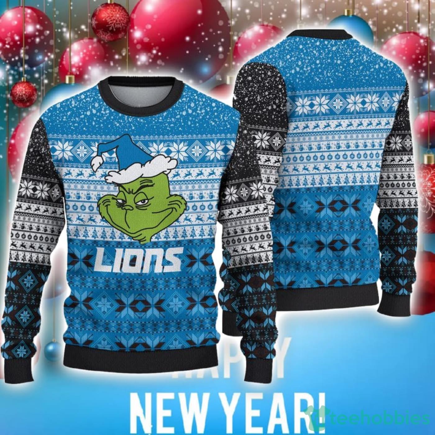 Detroit Lions Christmas Grch Special Trend Ugly Christmas Sweater Product Photo 1