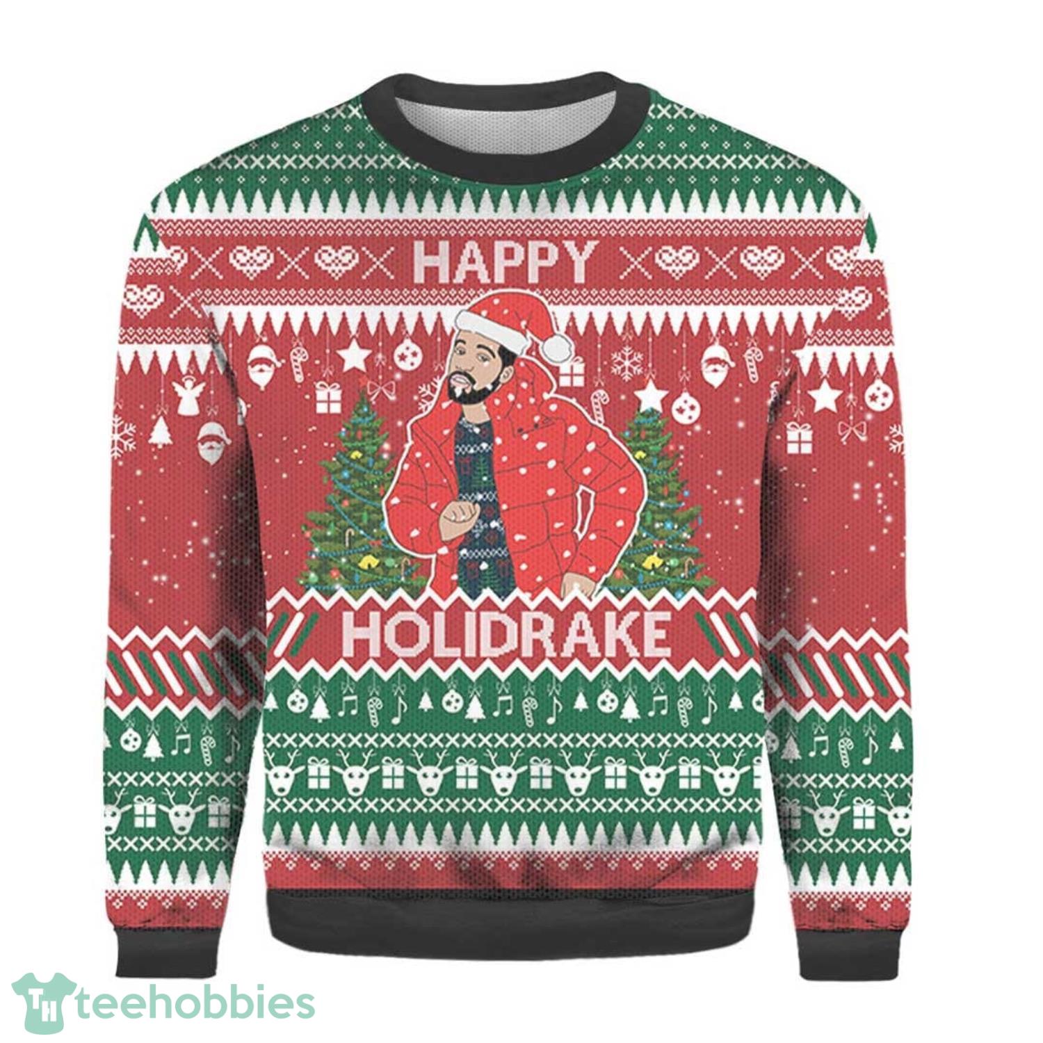 Drake Happy Holidrake Ugly Sweater All Over Print Christmas Gift Product Photo 1