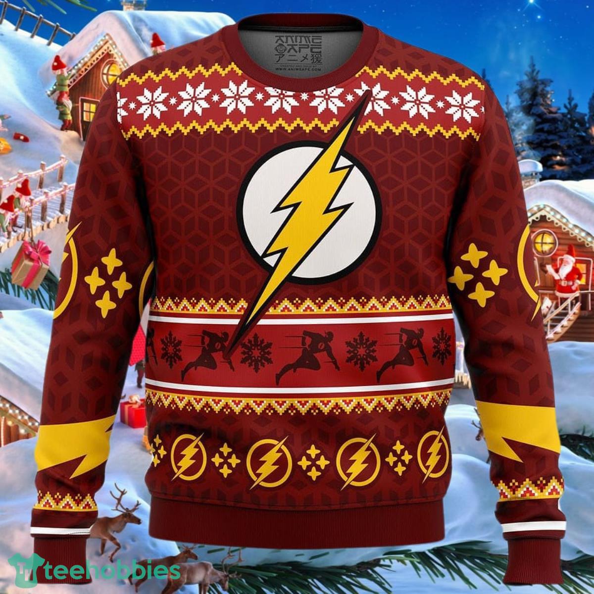 Fast Christmas The Flash Comics Ugly Christmas Sweater Best Gift