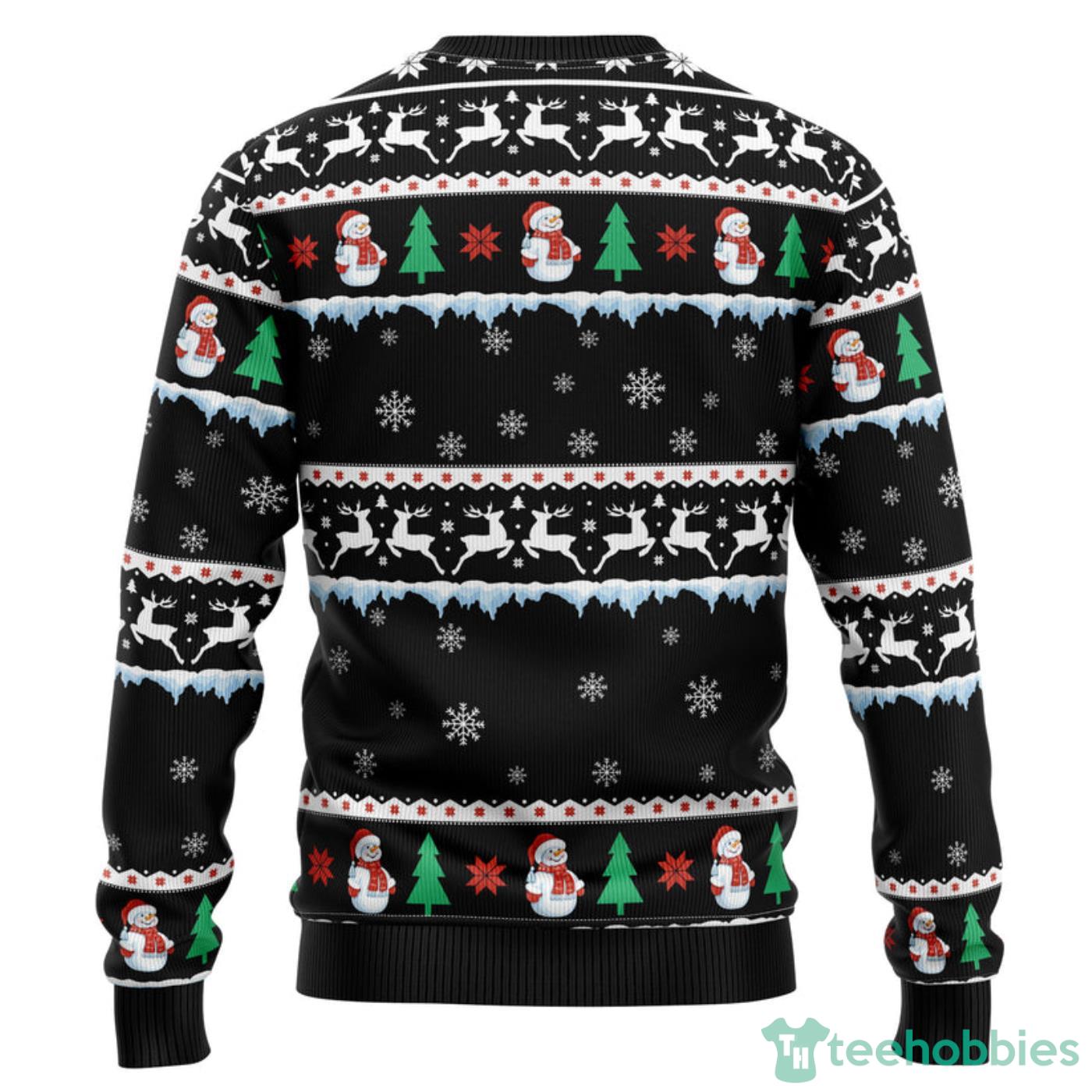 German Shorthaired Pointer Santa On HighwayAll Over printed Ugly Christmas Sweater Product Photo 2