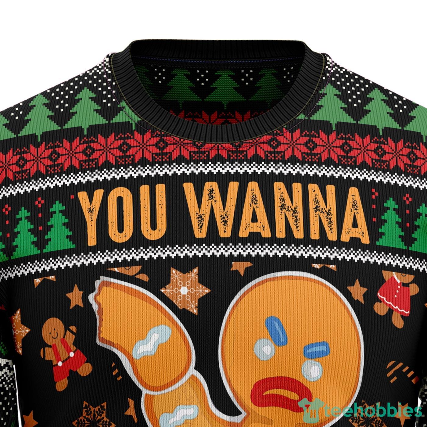 Gingerbread ManAll Over printed Ugly Christmas Sweater For Men And Women image Gingerbread ManAll Over printed Ugly Christmas Sweater For Men And Women Product Photo 2