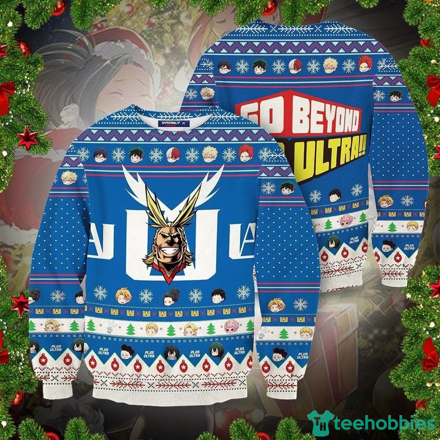 Go Beyond, Plus Ultra Friends Christmas Wool Ugly Knitted Christmas 3D Sweater Christmas Family Gift Product Photo 1