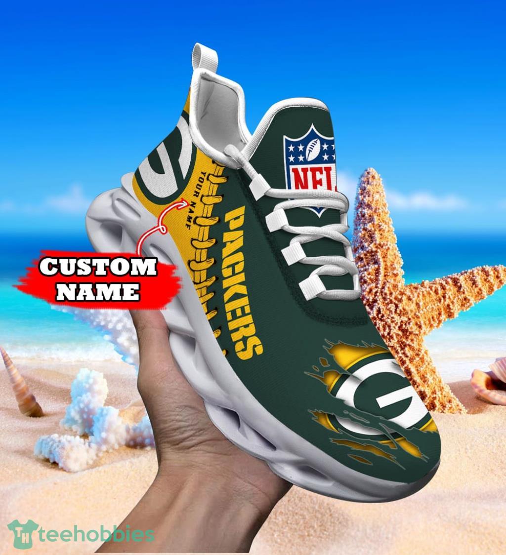 Green Bay Packers Personalized NFL Max Soul Shoes Gift For Big Fans Product Photo 1