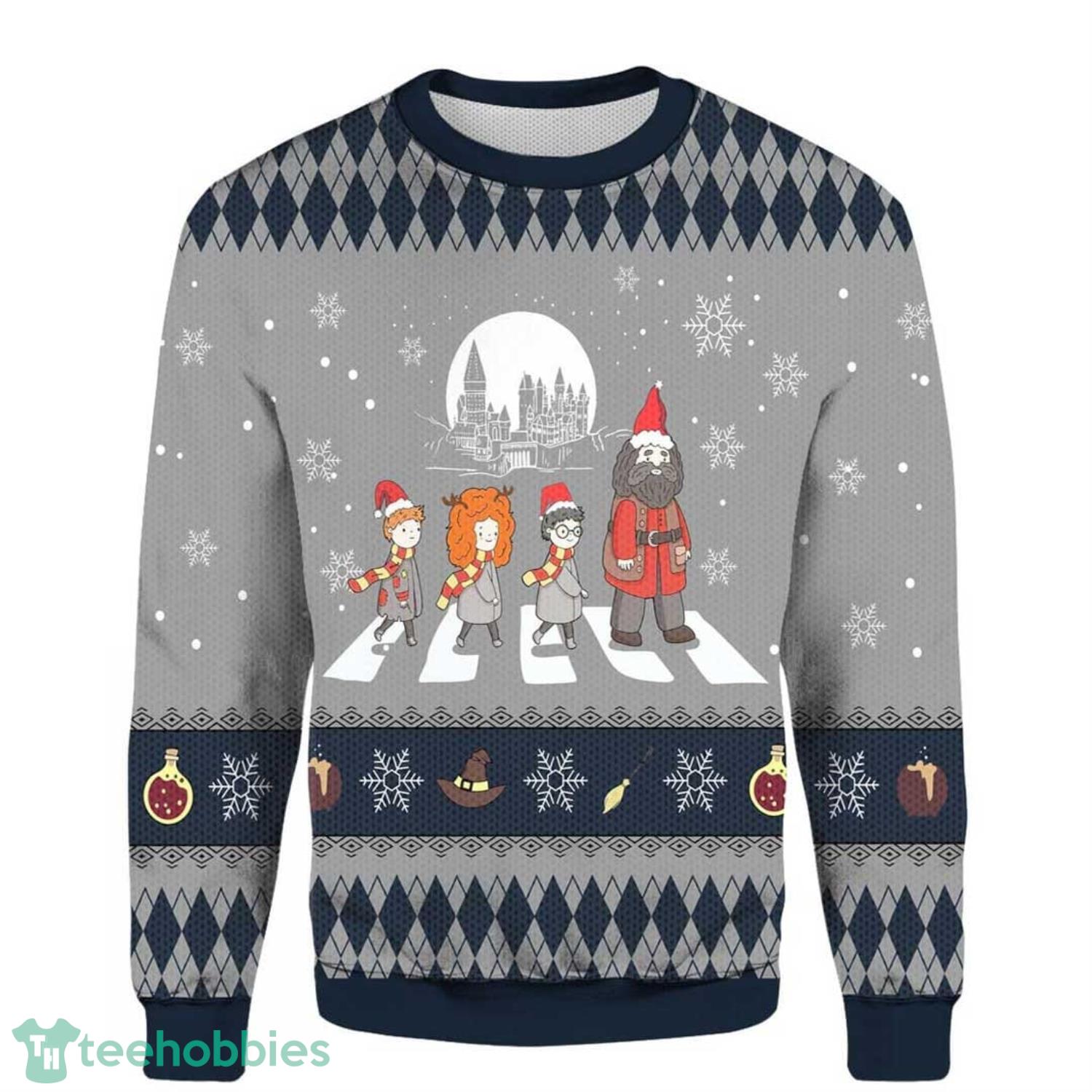 Harry Christmas Abbey Road Ugly Sweater All Over Print Christmas Gift Product Photo 1 Harry Christmas Abbey Road Ugly Sweater All Over Print Christmas Gift Product Photo 1