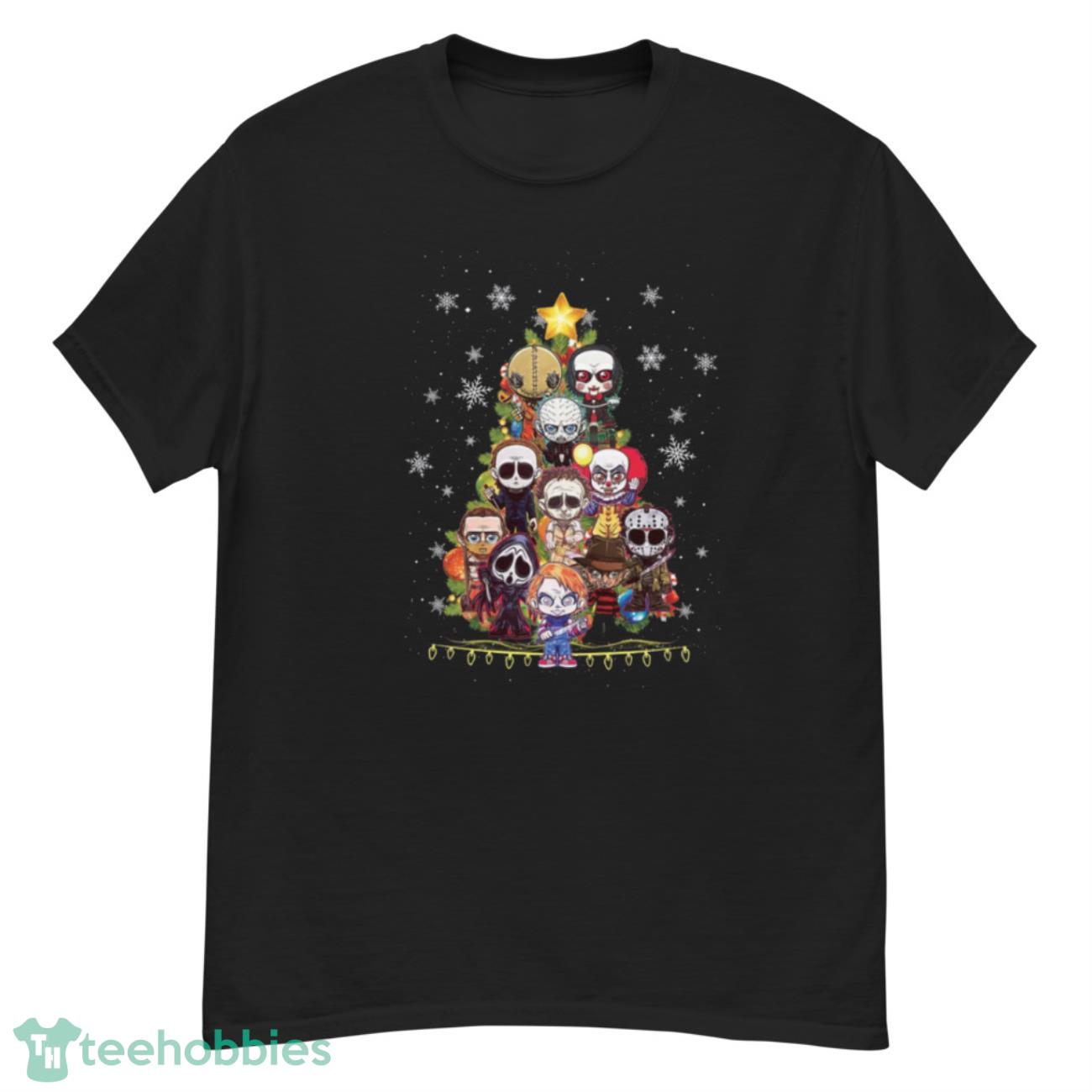 Horror Characters Christmas T-Shirt - G500 Men’s Classic T-Shirt