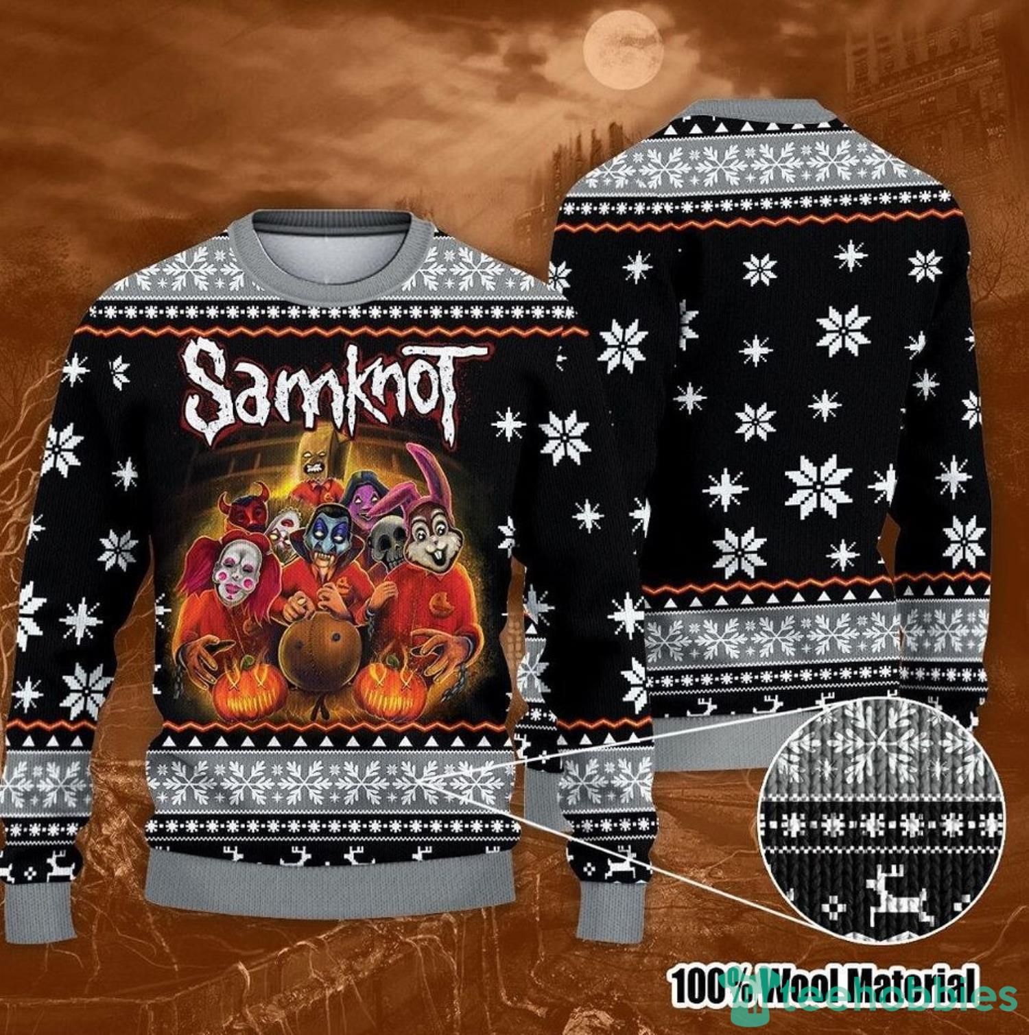 Horror Movie Samknot Halloween Trick Or Treat Sweater Christmas Family Gift Product Photo 1