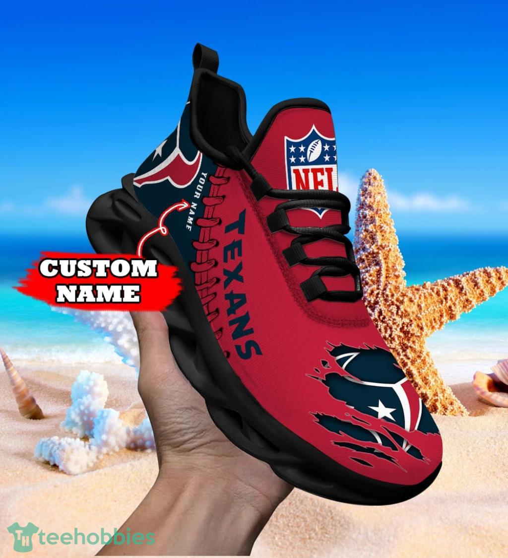 Houston Texans Personalized NFL Max Soul Shoes Gift For Big Fans Product Photo 1
