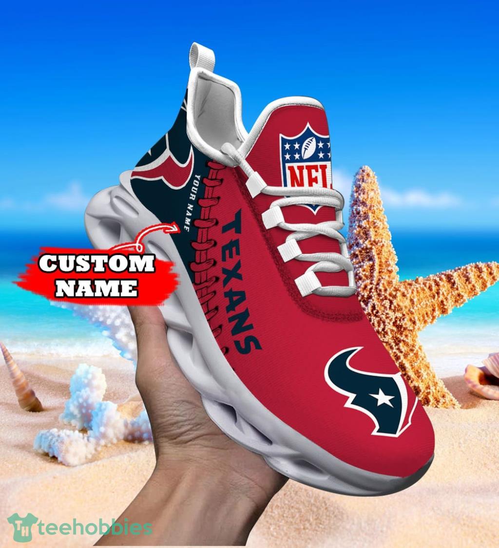 Houston Texans Personalized NFL Max Soul Shoes V2 Gift For Big Fans Product Photo 1