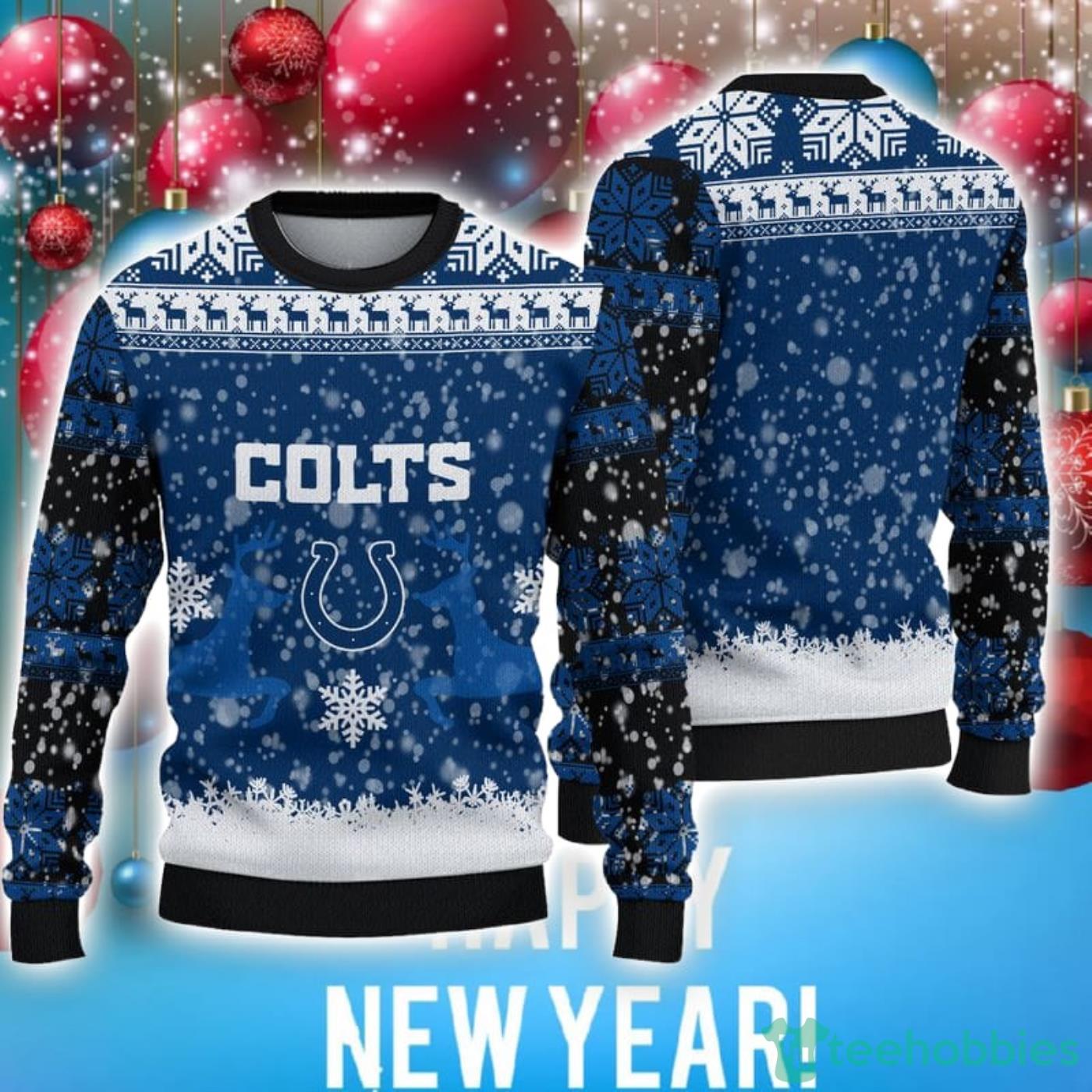 Indianapolis Colts Christmas Reindeer Special Trend Ugly Christmas Sweater Product Photo 1