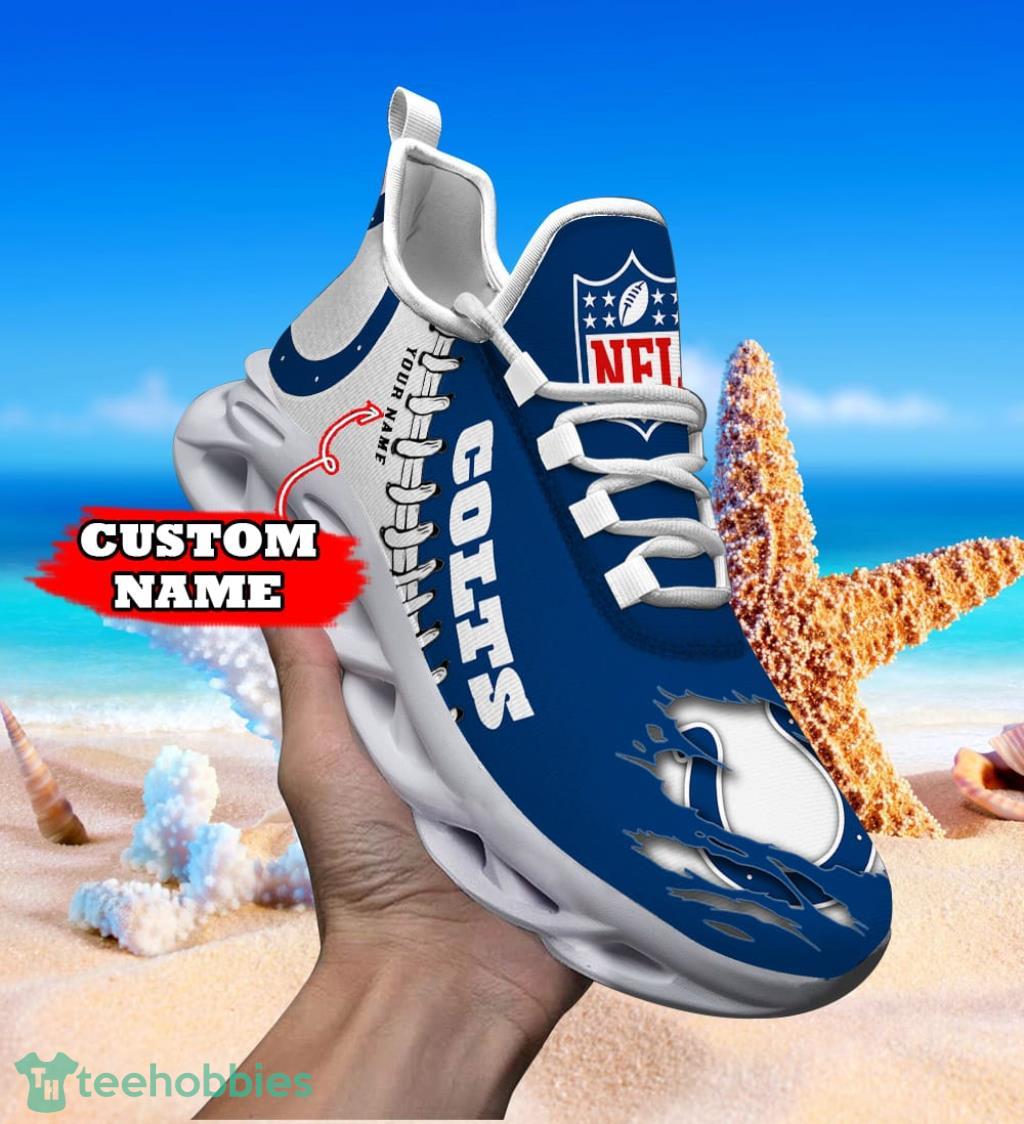 Indianapolis Colts Personalized NFL Max Soul Shoes Gift For Big Fans Product Photo 1