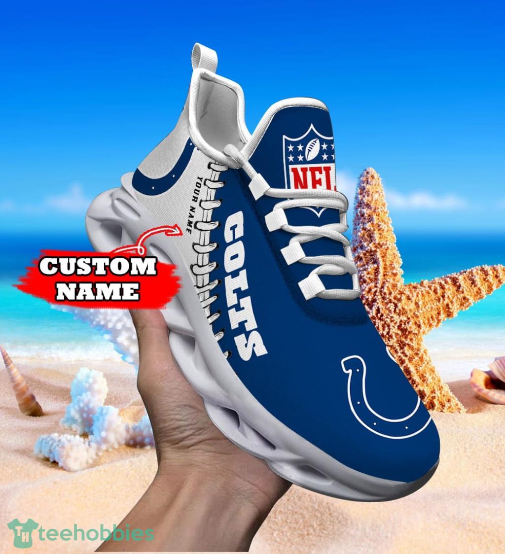 Indianapolis Colts Personalized NFL Max Soul Shoes V2 Gift For Big Fans Product Photo 1