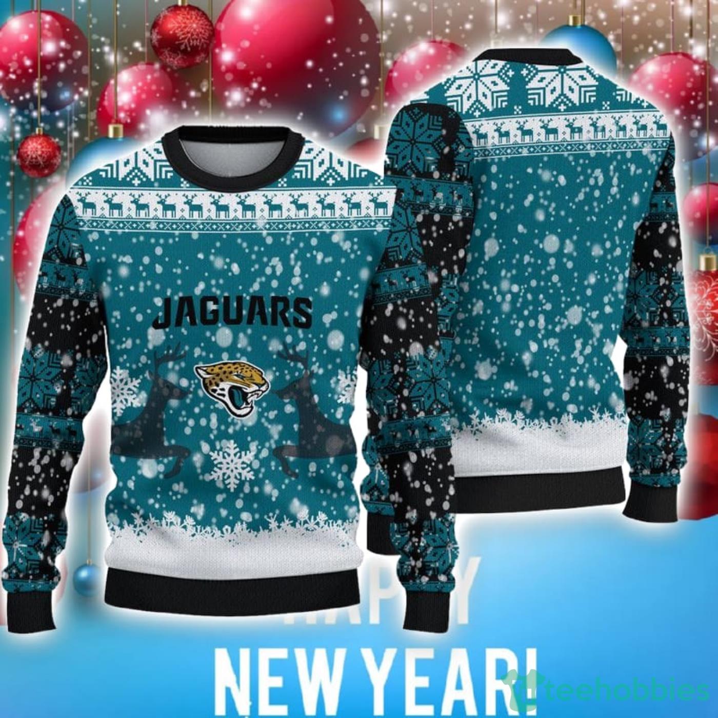 Jacksonville Jaguars Christmas Reindeer Special Trend Ugly Christmas Sweater Product Photo 1