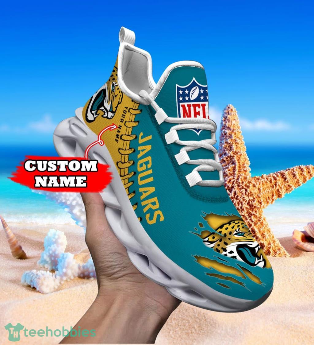 NFL Jacksonville Jaguars Teal White Max Soul Running Shoes - T-shirts Low  Price