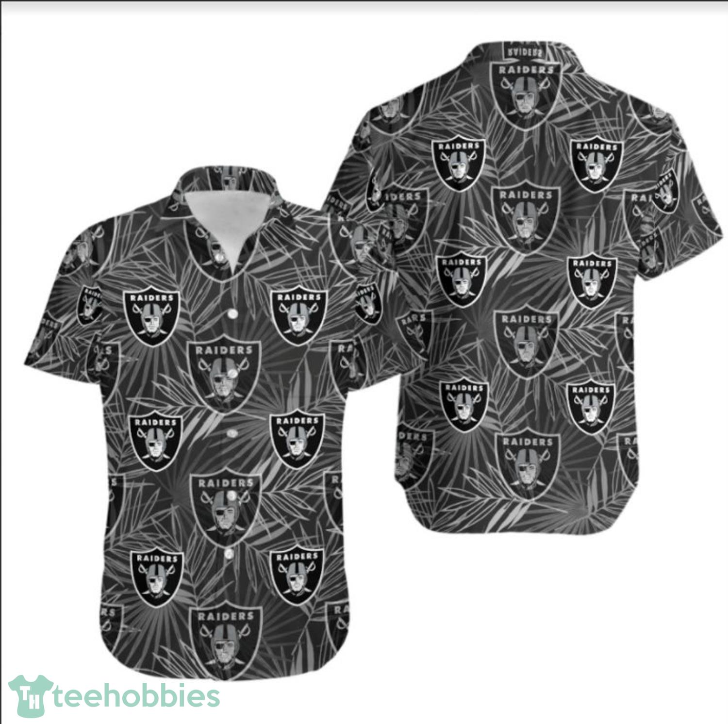 Las Vegas Raiders Leaf and Logo Limited Edition Hawaiian Shirt For Fans Product Photo 1