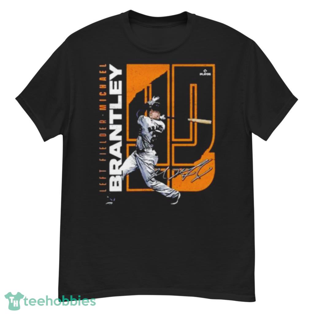 Left Fielder Michael Brantley Houston Astros Signature Shirt Product Photo 1