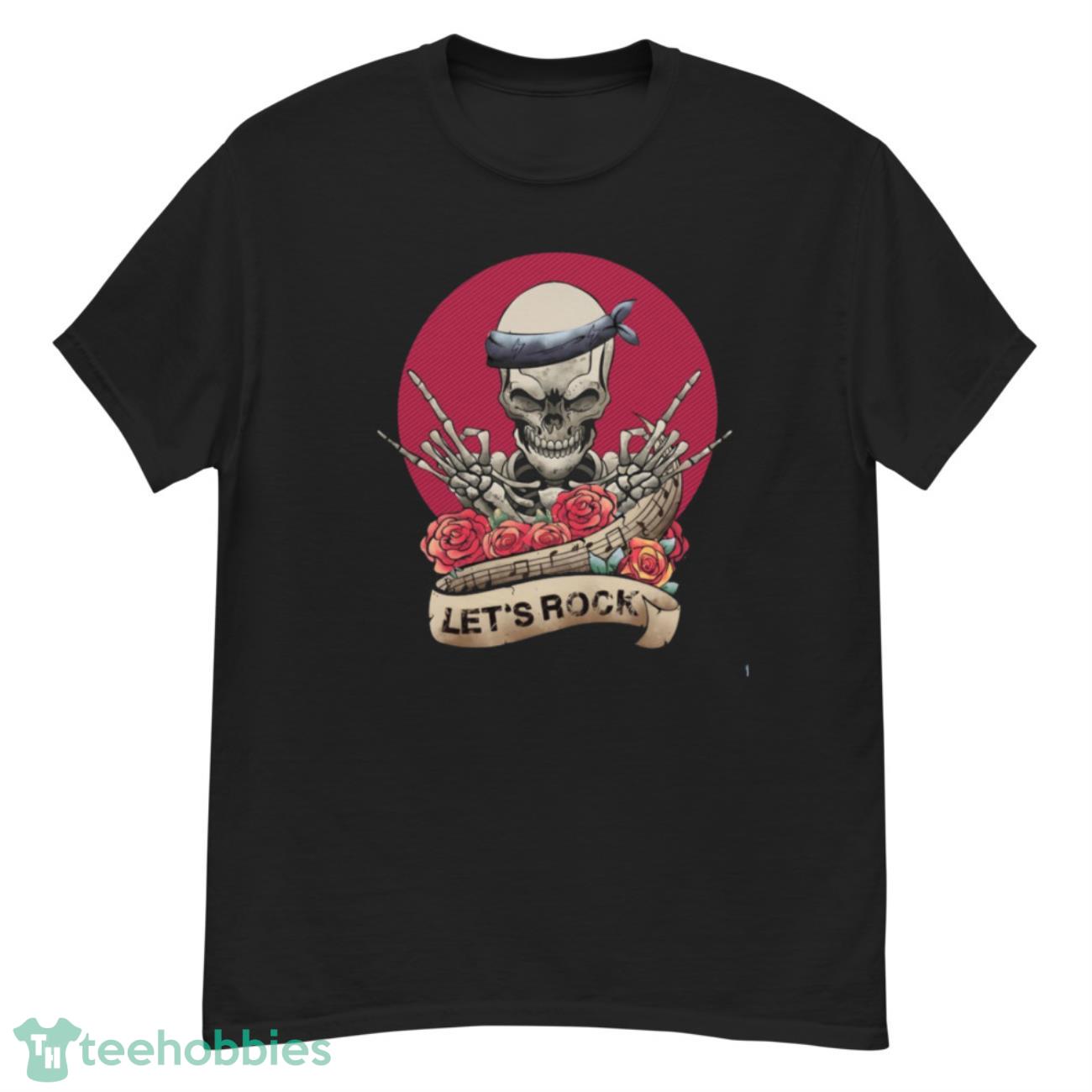 Lets Rock Rock&roll Skeleton Vintage T-Shirt, Let's Rock Shirt - G500 Men’s Classic T-Shirt