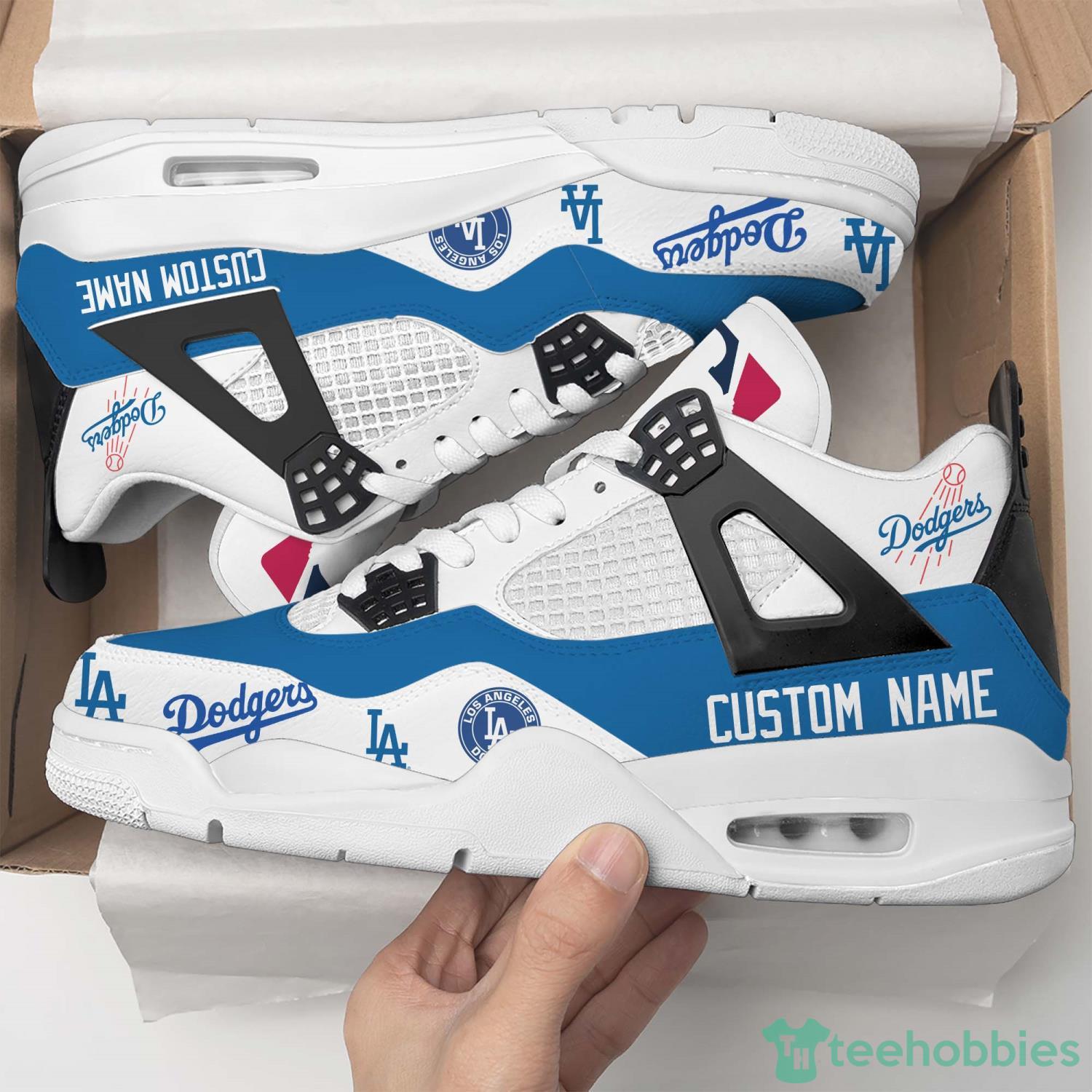 Los Angeles Dodgers Custom Shoes Limited Edition AJ 11 MLB Air