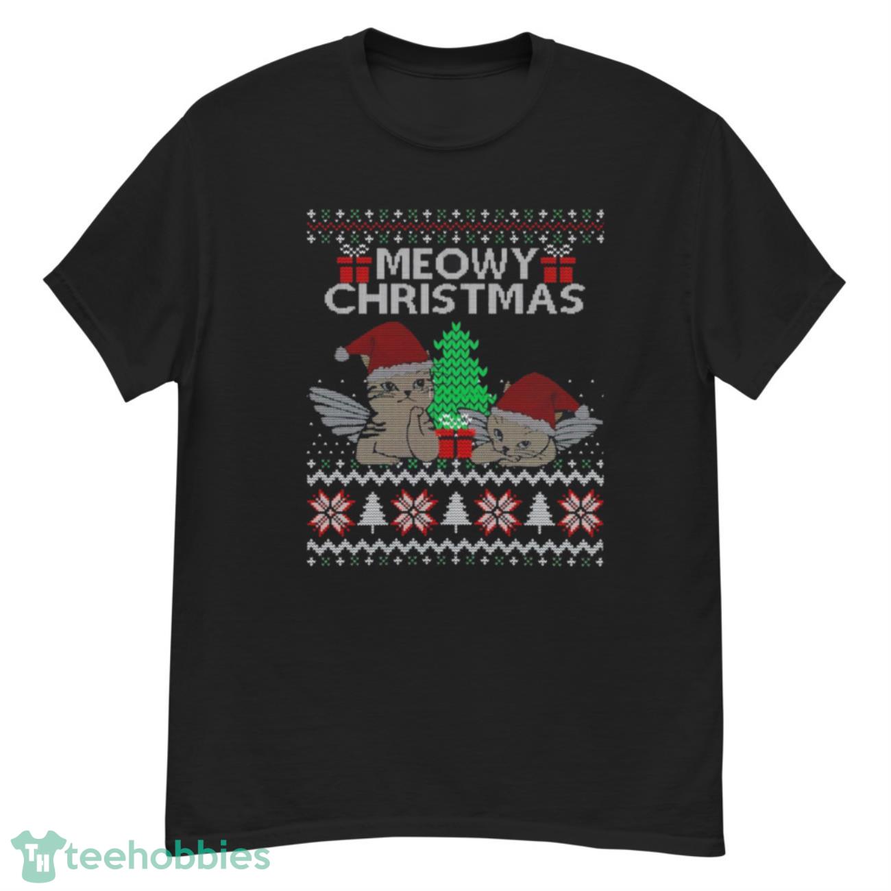 Meowy Christmasugly Christmas Knitting Pattern Unisex Sweatshirt Vintage T-Shirt - G500 Men’s Classic T-Shirt