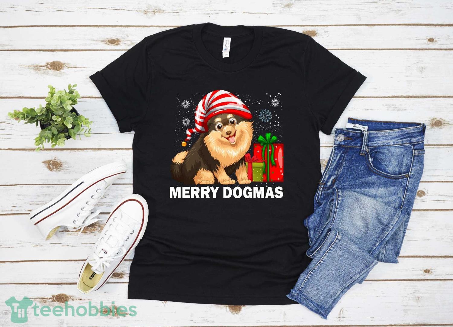 Dog christmas best sale t shirts