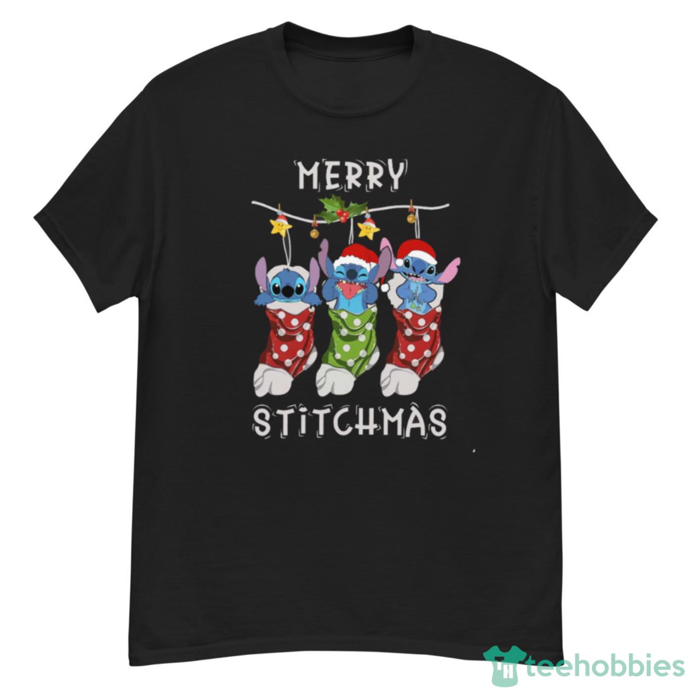 Merry Stitchmas With Stitch Christmas SweatShirt Cute Gift - G500 Men’s Classic T-Shirt