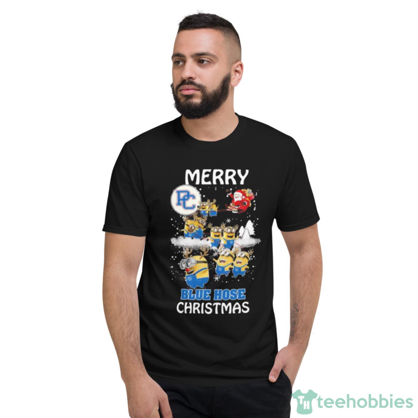 Minion Presbyterian Blue Hose Merry Christmas Shirt Cute Gift - Short Sleeve T-Shirt