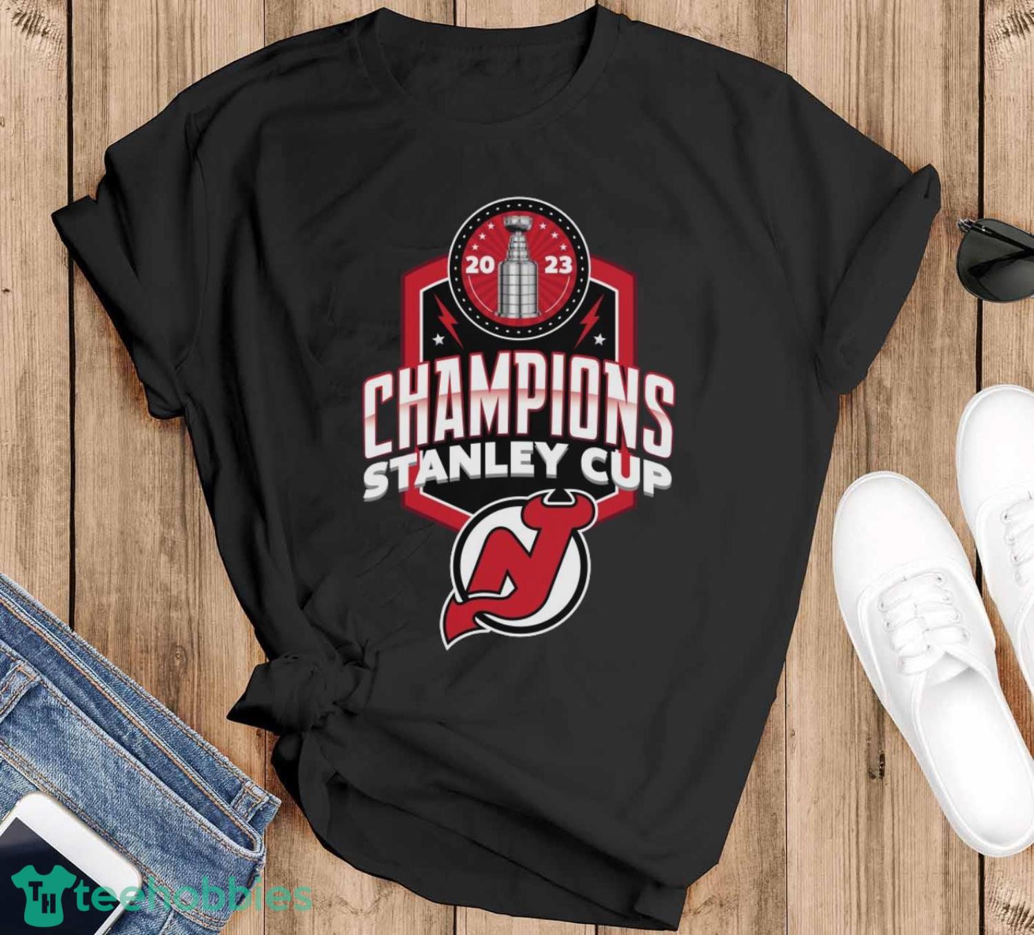 New Jersey Devils 2023 Stanley Cup Champions shirt - Black T-Shirt
