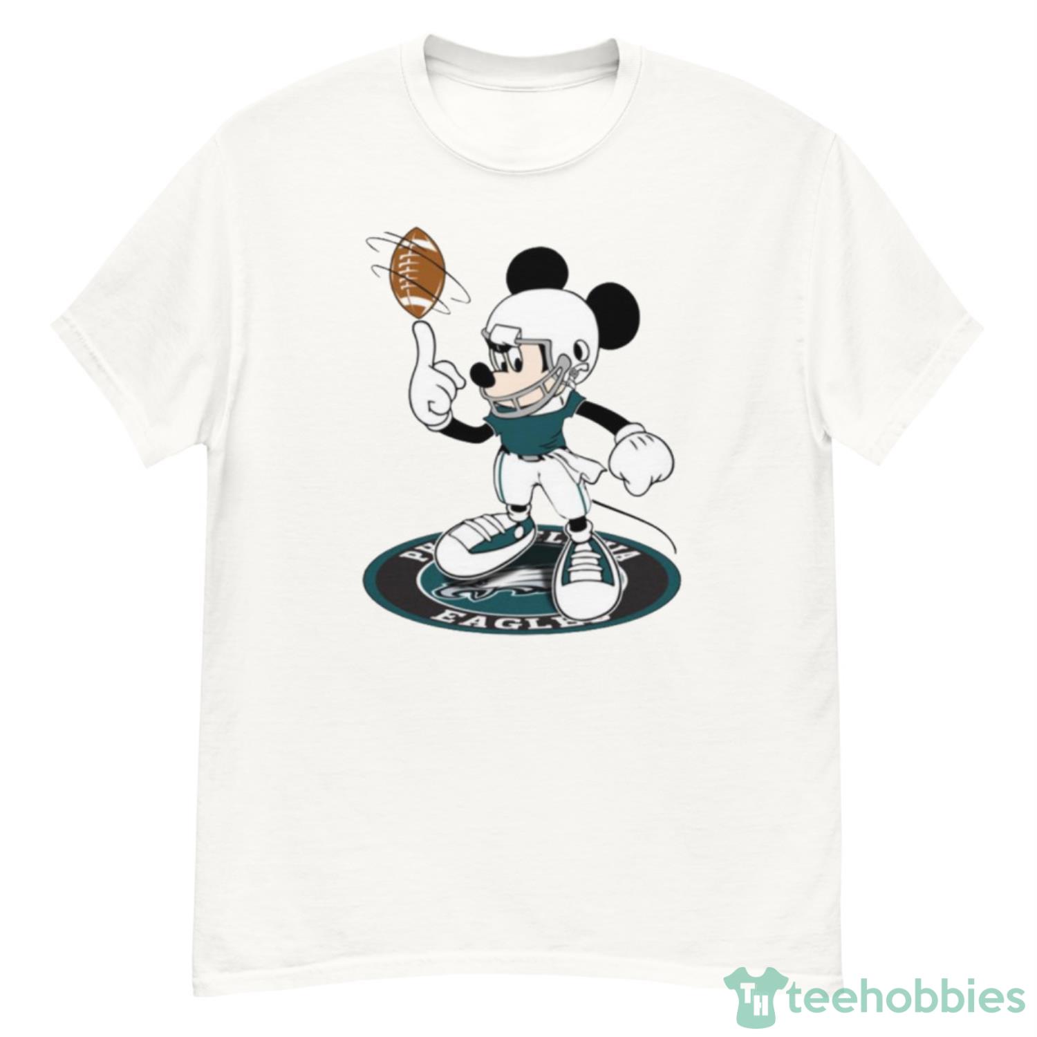 NFL Football Philadelphia Eagles Cheerful Mickey Disney Shirt T Shirt - G500 Men’s Classic T-Shirt