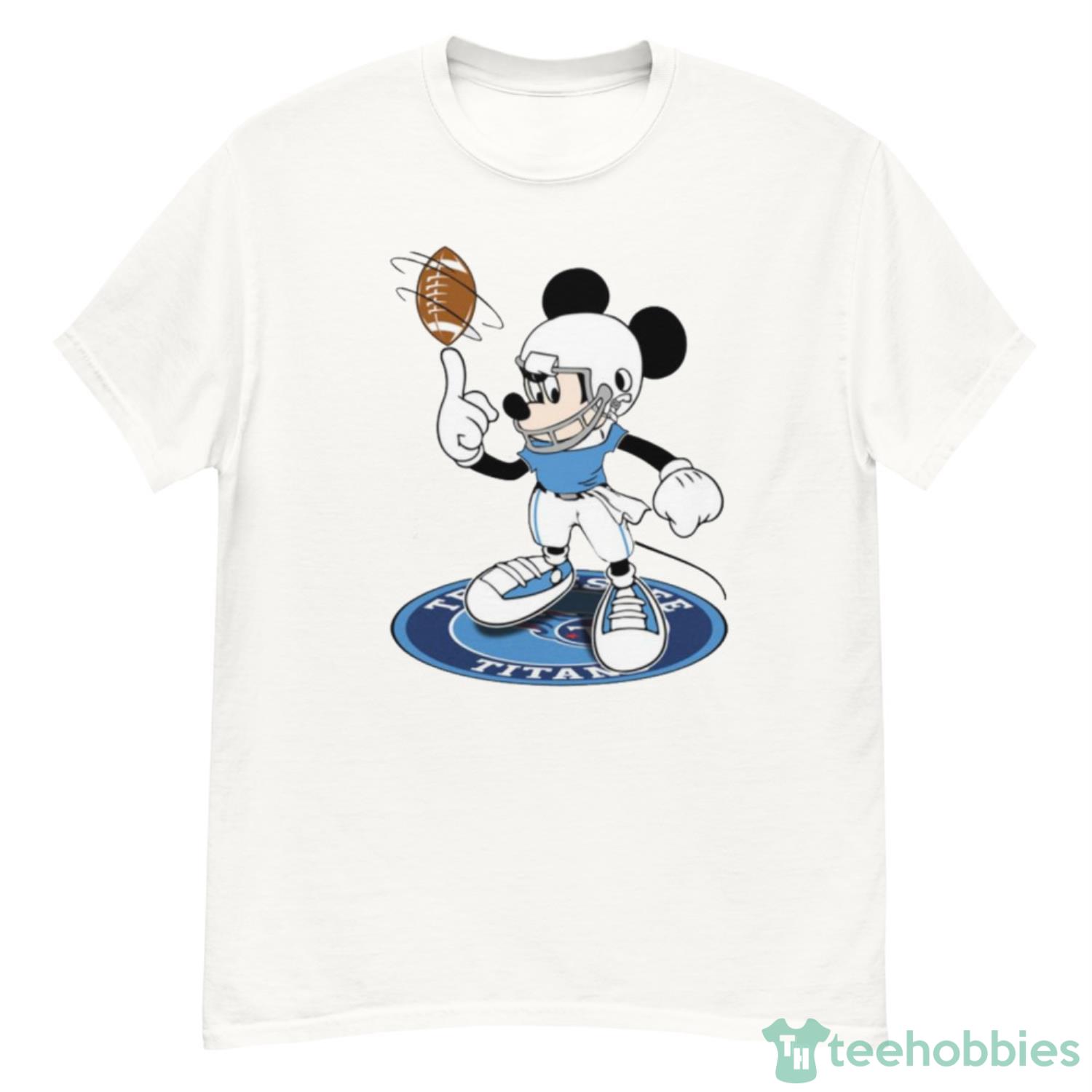 NFL Football Tennessee Titans Cheerful Mickey Disney Shirt T Shirt - G500 Men’s Classic T-Shirt