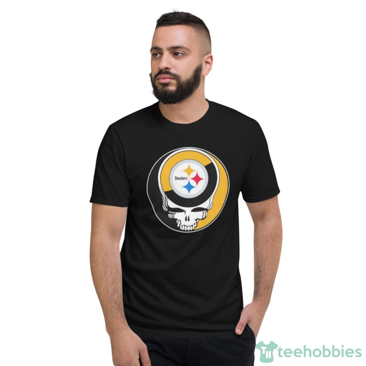 NFL Pittsburgh Steelers Grateful Dead Fan Fan Football Shirt Cute Gift - Short Sleeve T-Shirt