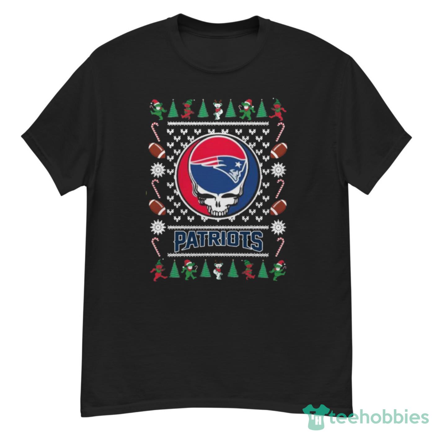 Nice New England Patriots Grateful Dead Ugly Christmas Shirt Cute Gift Shirt Cute Gift - G500 Men’s Classic T-Shirt